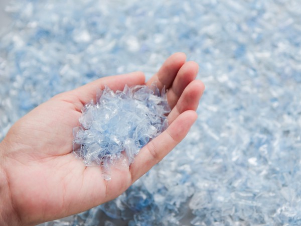 蓝白再生PET净片